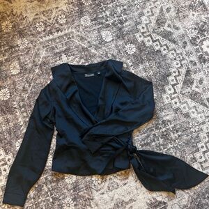 7th Avenue New York & Company Elegant Wrap Top